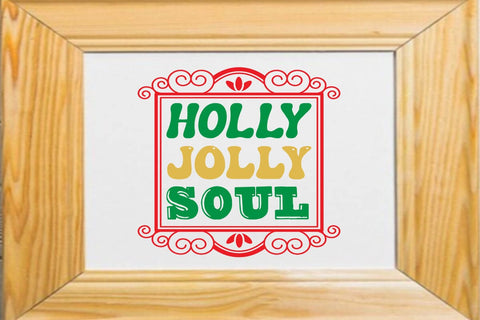 Holly Jolly soul SVG Angelina750 