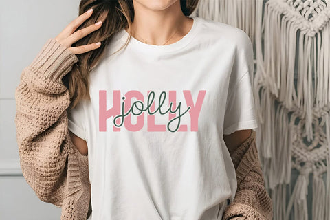 holly jolly SVG Angelina750 