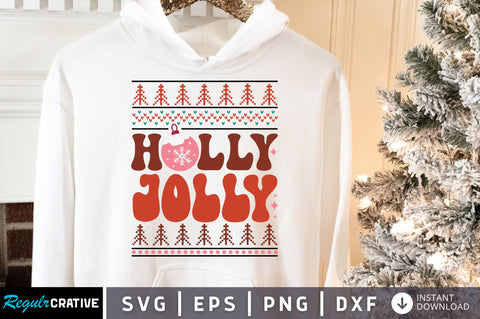 Holly jolly SVG design SVG Regulrcrative 