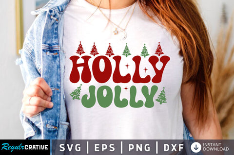 Holly jolly SVG Design SVG Regulrcrative 