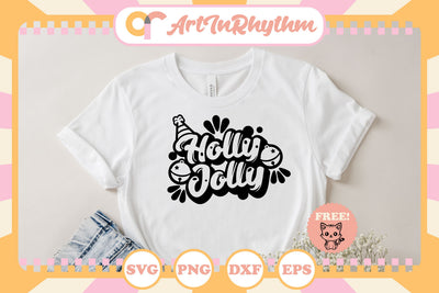 Holly Jolly svg, Jolly Christmas svg SVG Artinrhythm shop 