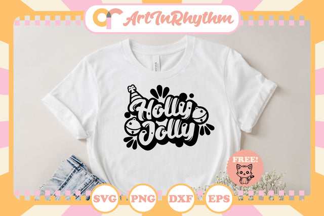 Holly Jolly svg, Jolly Christmas svg SVG Artinrhythm shop 
