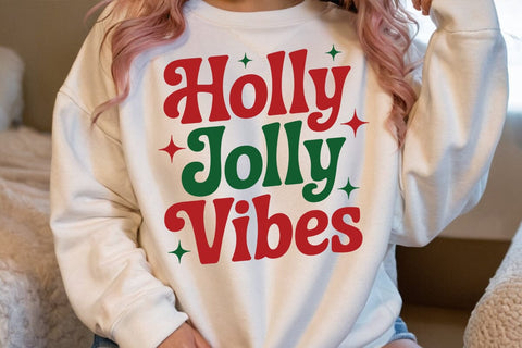 Holly Jolly Vibes SVG Angelina750 