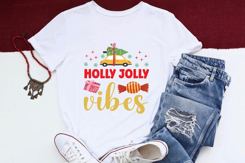 Holly jolly vibes SVG Angelina750 