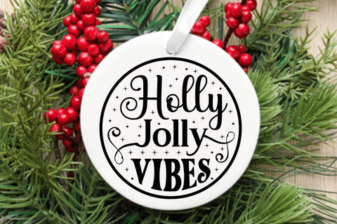 Holly Jolly Vibes SVG Angelina750 