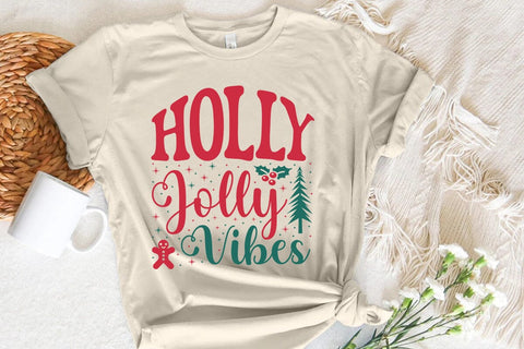 Holly Jolly Vibes SVG Angelina750 