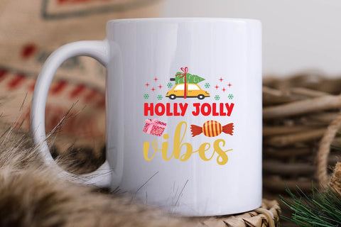 Holly jolly vibes SVG Angelina750 