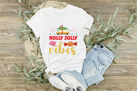 Holly jolly vibes SVG Angelina750 