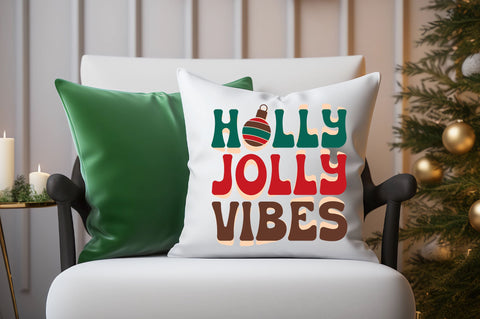 Holly jolly vibes Svg Design SVG Regulrcrative 