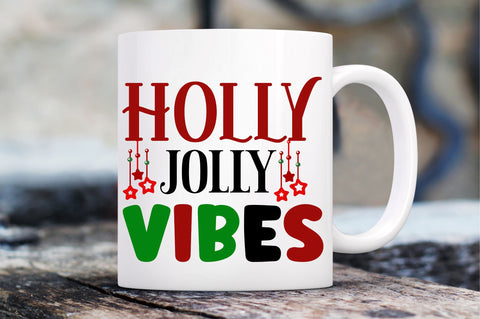 Holly jolly vibes SVG Design SVG Regulrcrative 