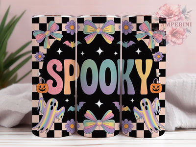 Holographic Cute Ghost Halloween Tumbler, Cute Halloween Wrap, Spooky Ghost Design, 20Oz Tumbler Sublimation, Pastel Spooky Drinkware, Trick Or Treat Cup, Shiny Ghost Mug Sublimation Li Zamperini 
