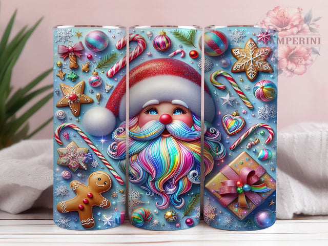 Holographic Sparkly Christmas Tumbler, Sparkly Holiday Wrap, Festive Mug Design, Sublimation Wrap, Glitter Drinkware, Cute Winter Gift, Modern Christmas Cup Sublimation Li Zamperini 