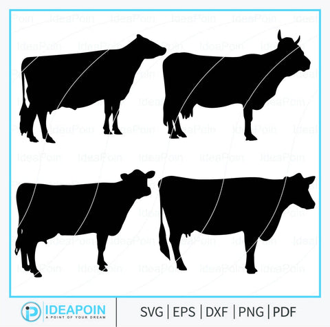 Holstein SV, Holstein Silhouette, Holstein Clip Art, Cattle Show, Holstein Dairy Cow Vector, Holstein Milk Cow, Animal svg SVG Dinvect 