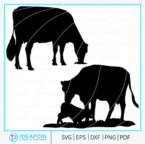 Holstein SV, Holstein Silhouette, Holstein Clip Art, Cattle Show, Holstein Dairy Cow Vector, Holstein Milk Cow, Animal svg SVG Dinvect 