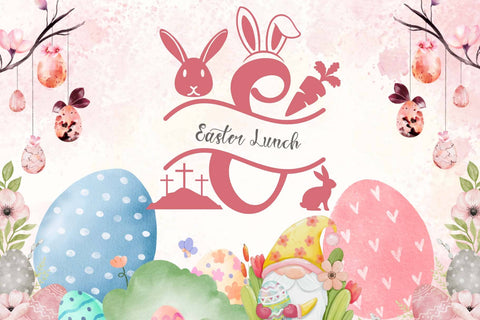 Holy Easter Monogram Font Prasetya Letter 