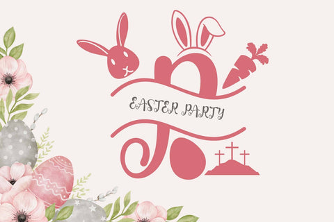 Holy Easter Monogram Font Prasetya Letter 