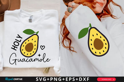 Holy Guacamole Sleeve SVG Design, Christian Sleeve SVG, Faith SVG Design, Jesus Sleeve SVG SVG Regulrcrative 