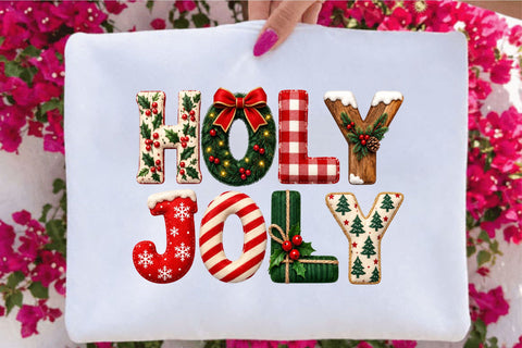 Holy Joly Christmas PNG Sublimation SVGArt 