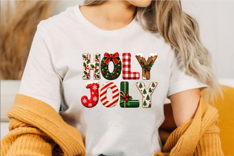 Holy Joly Christmas PNG Sublimation SVGArt 