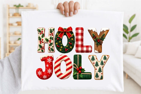 Holy Joly Christmas PNG Sublimation SVGArt 