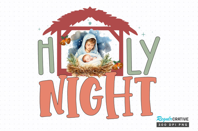 Holy night png design Sublimation Regulrcrative 