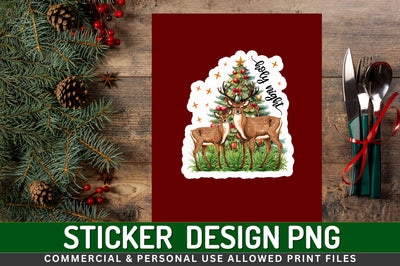 Holy night Sticker Design Sublimation Regulrcrative 