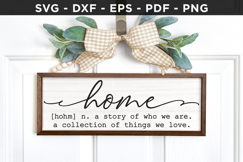 Home Cut File, Family Sign SVG SVG CraftLabSVG 