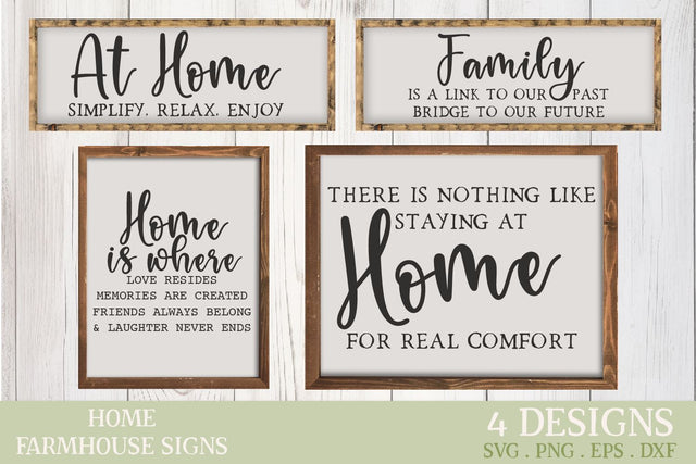 Home Farmhouse Signs SVG, Living Room Farmhouse Signs SVG Petunia Digital Design 