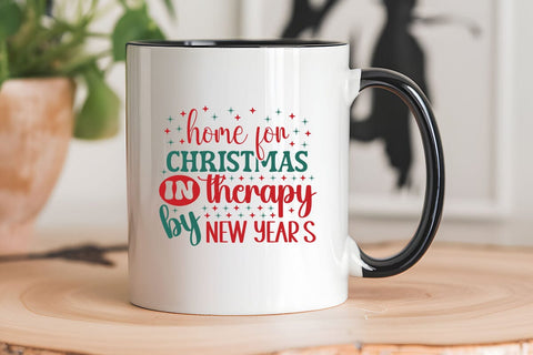 home for christmas in therapy by new years SVG Angelina750 