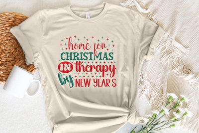 home for christmas in therapy by new years SVG Angelina750 