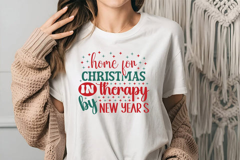 home for christmas in therapy by new years SVG Angelina750 