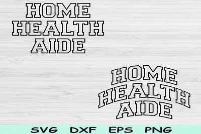Home Health Aide Svg Cut Files, Home Health Aide Png, Nurse Shirt Svg Files For Cricut, Nurse Life Wave Text Sublimation Digital Designs SVG TiffsCraftyCreations 