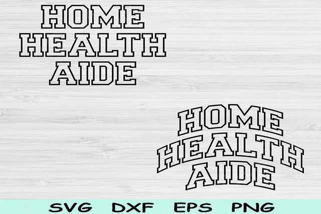 Home Health Aide Svg Cut Files, Home Health Aide Png, Nurse Shirt Svg Files For Cricut, Nurse Life Wave Text Sublimation Digital Designs SVG TiffsCraftyCreations 