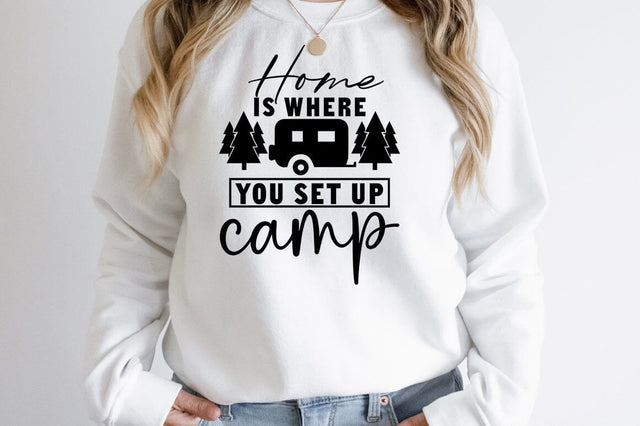 Home is where you set up camp SVG Design SVG Designangry 