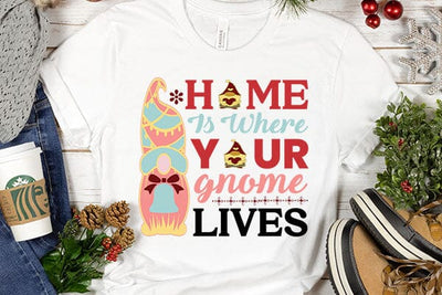 home is where your gnome lives SVG Angelina750 