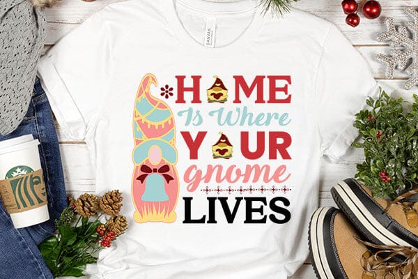 home is where your gnome lives SVG Angelina750 