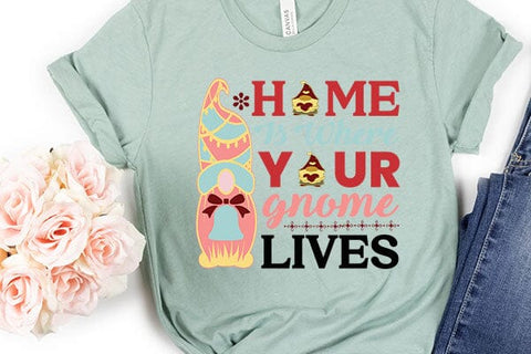 home is where your gnome lives SVG Angelina750 