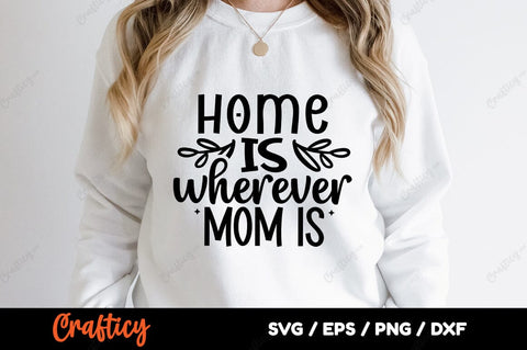 Home is wherever mom is SVG Design SVG Designangry 