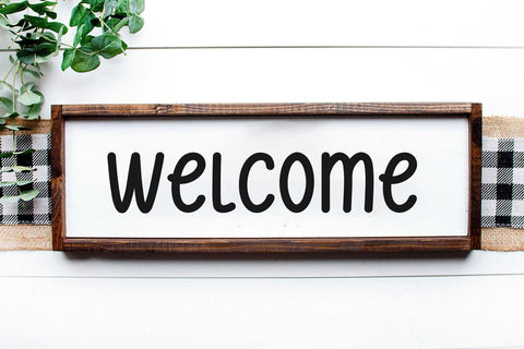 Home Love - Cute Handwriting Font SVG Jozoor 