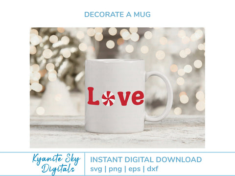 Home Love Welcome SVG bundle words with Christmas peppermints SVG Kyanite Sky Digitals 