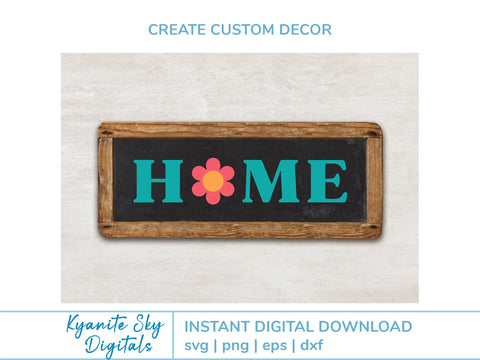 Home Love Welcome SVG bundle words with cute flowers SVG Kyanite Sky Digitals 