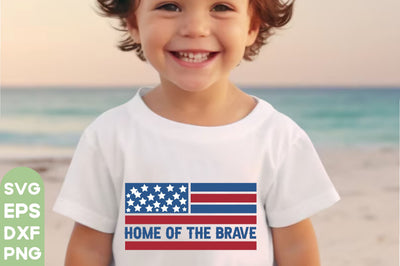 Home of the brave, Patriotic Flag Svg Bundle, American Flag SVG Bundle, July 4th, Patriotic Svg, Fourth Of July,Funny Quote Svg,flag svg,flag PNG, SVG farhad farhad 