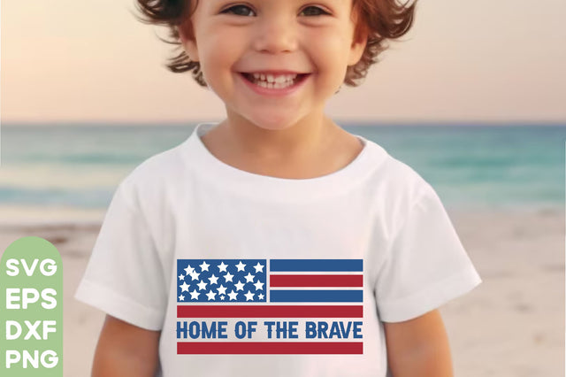 Home of the brave, Patriotic Flag Svg Bundle, American Flag SVG Bundle, July 4th, Patriotic Svg, Fourth Of July,Funny Quote Svg,flag svg,flag PNG, SVG farhad farhad 