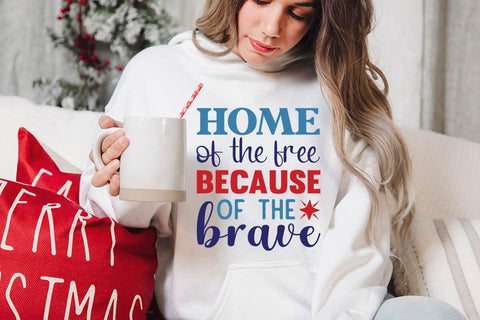 Home of the free because of the brave SVG Angelina750 
