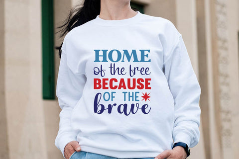 Home of the free because of the brave SVG Angelina750 