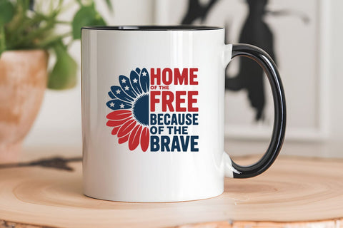 Home of the Free Because of the Brave SVG Angelina750 