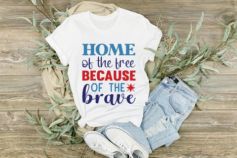 Home of the free because of the brave SVG Angelina750 