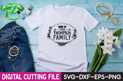 home of the thompson family svg SVG designer krishna 