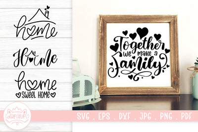Home Sign SVG Cut File SVG dapiyupi store 