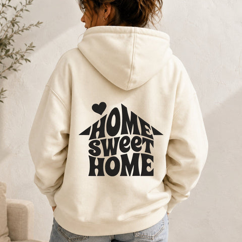 Home Sweet Home Embroidery Design – Retro House Typography Heart Machine Embroidery File Embroidery/Applique DESIGNS PatternFeed8 